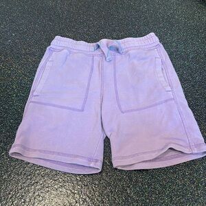 Mini Boden Jersey Cotton shorts, Purple, size 7